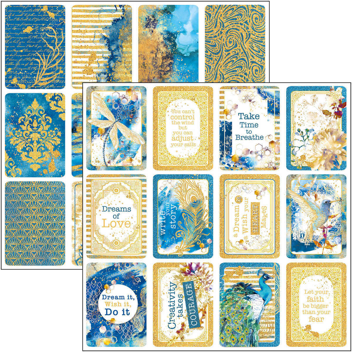 Indigo Pad 8x8 12/Pkg-9