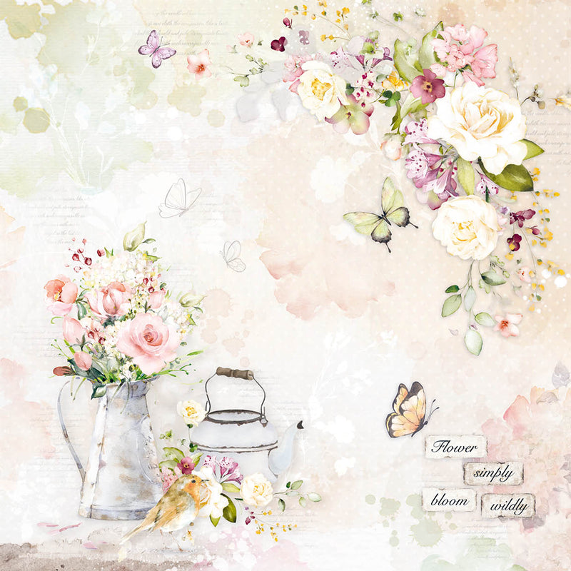 Ciao Bella Blooming 8"x8" 12/Pkg-29