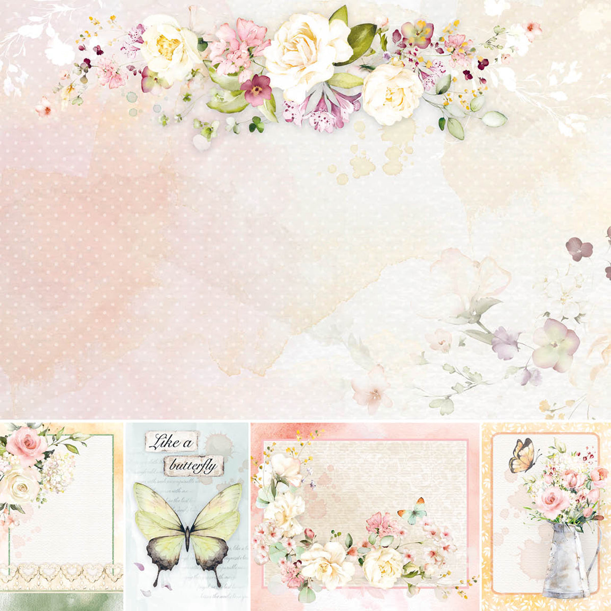 Ciao Bella Blooming 8"x8" 12/Pkg-2