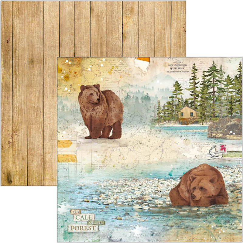 Ciao Bella Into The Wild Paper Pad 8"x8" 12/Pkg-13