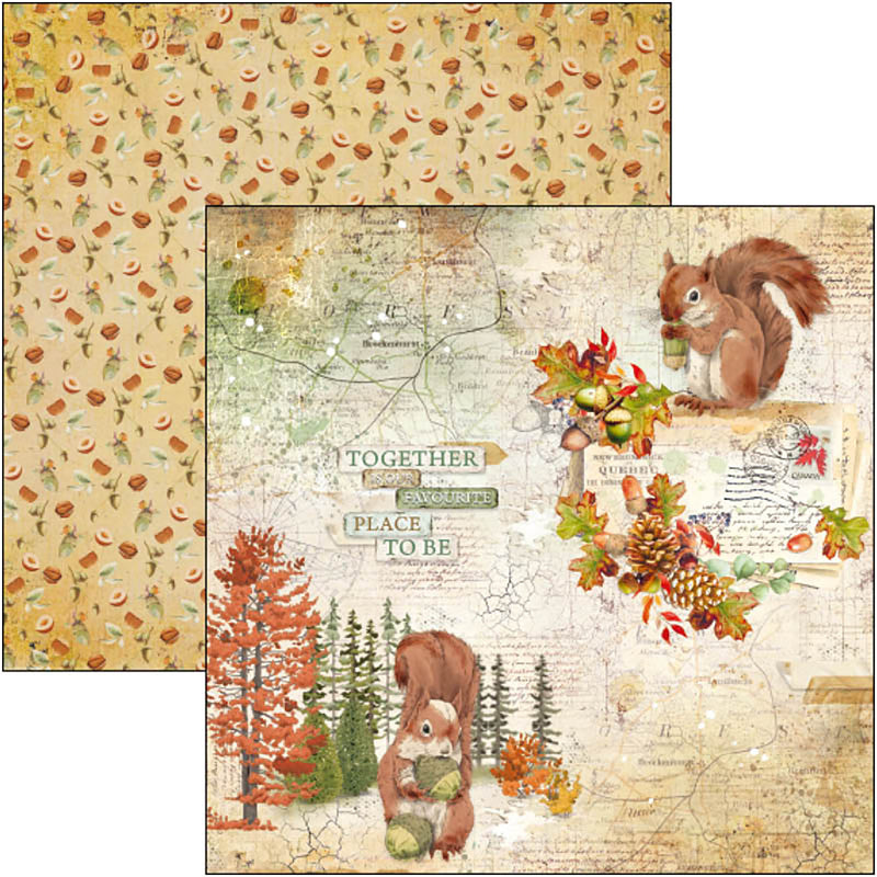 Ciao Bella Into The Wild Paper Pad 8"x8" 12/Pkg-6