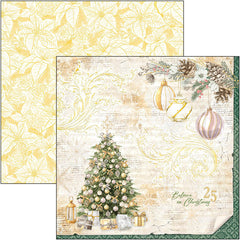 Bloc de papel navideño brillante Ciao Bella 8"x8" 12/paquete-13