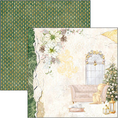 Bloc de papel navideño brillante Ciao Bella 8"x8" 12/paquete-3