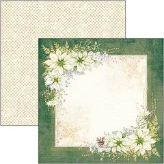 Bloc de papel navideño brillante Ciao Bella 8"x8" 12/paquete-4