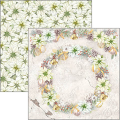 Bloc de papel navideño brillante Ciao Bella 8"x8" 12/paquete-9