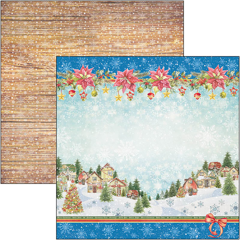 Ciao Bella Dear Santa Bloc de papiers 8"x8" 12/Paquet-12
