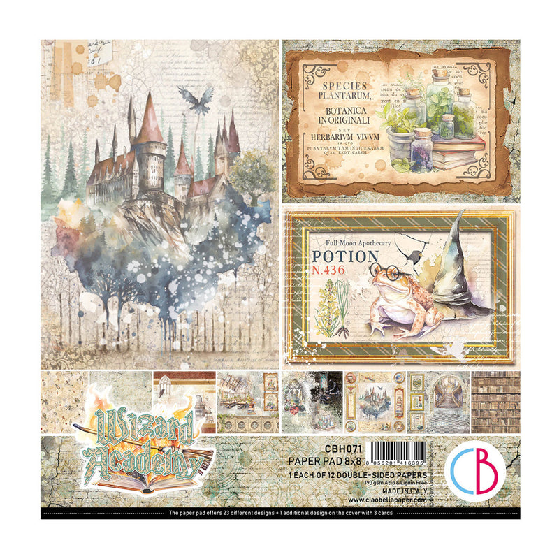 Wizard Academy Paper Pad 8"x8" 12/Pkg-1