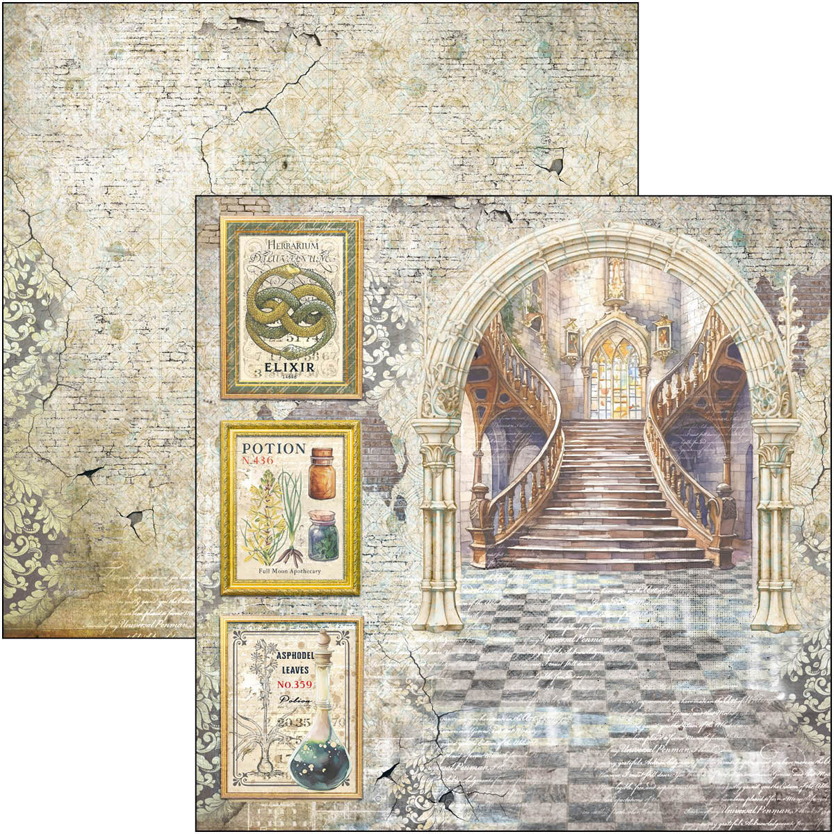 Wizard Academy Paper Pad 8"x8" 12/Pkg-13