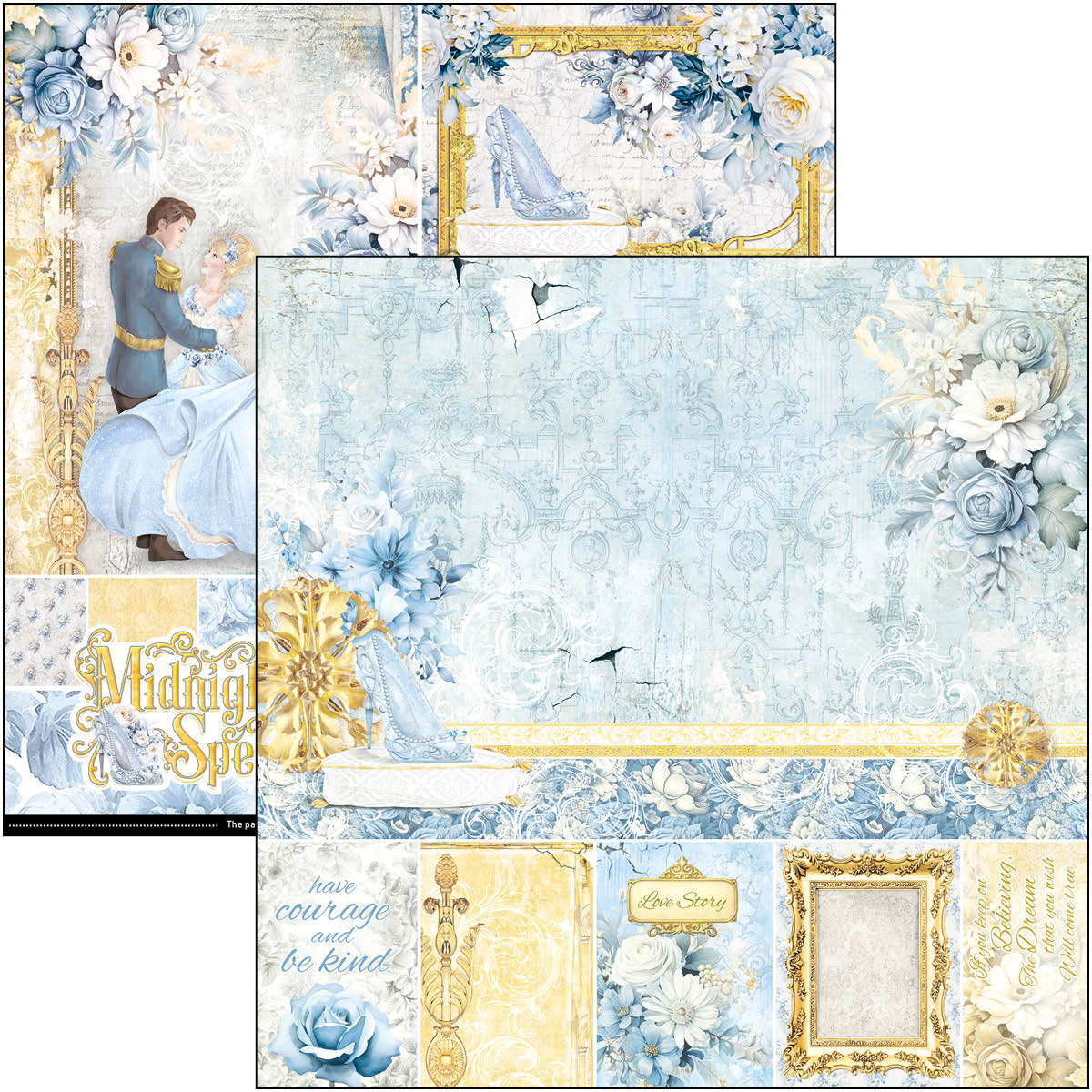 Midnight Spell Paper Pad 8"x8" 12/Pkg-2