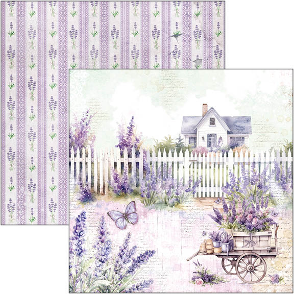 Morning In Provence Paper Pad 8"x8" 12/Pkg-11