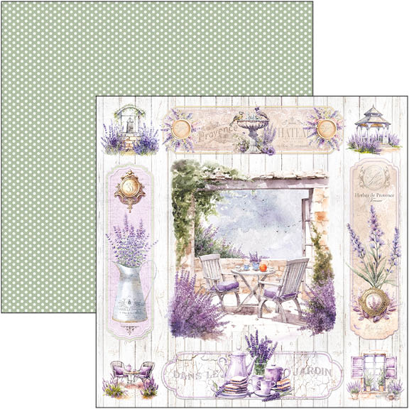 Morning In Provence Paper Pad 8"x8" 12/Pkg-3