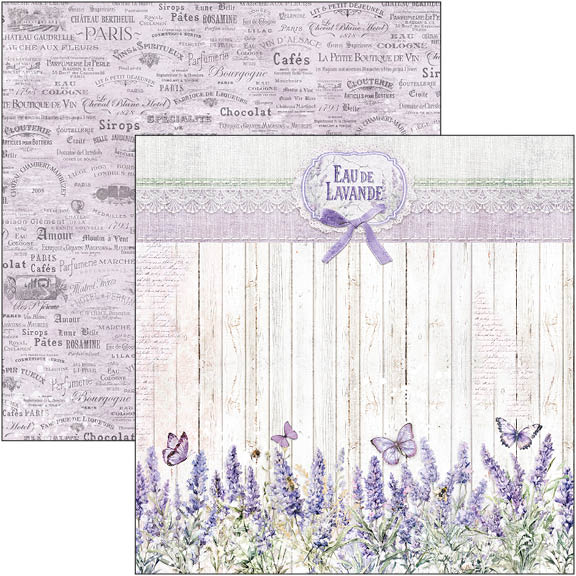 Morning In Provence Paper Pad 8"x8" 12/Pkg-5