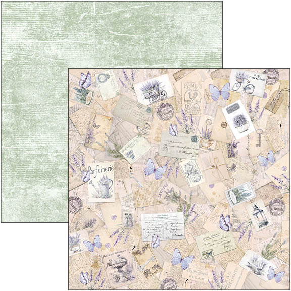 Morning In Provence Paper Pad 8"x8" 12/Pkg-7