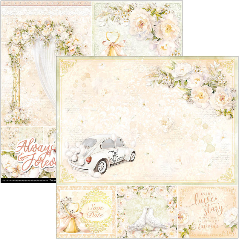 Always & Forever Paper Pad 8"x8" 12/Pkg-2