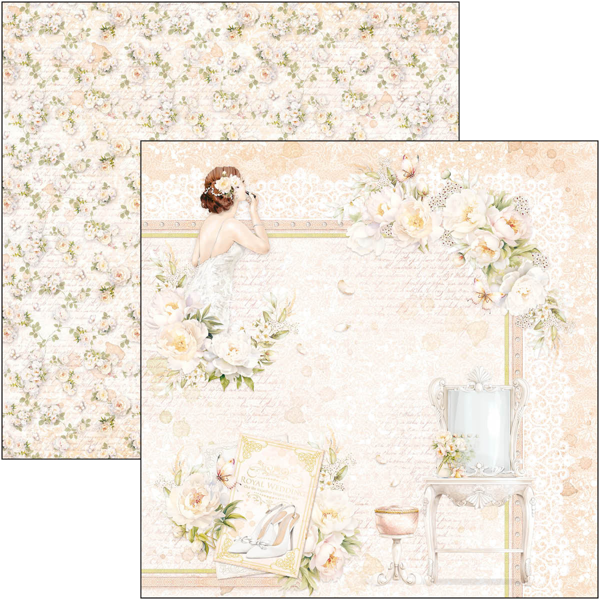 Always & Forever Paper Pad 8"x8" 12/Pkg-5