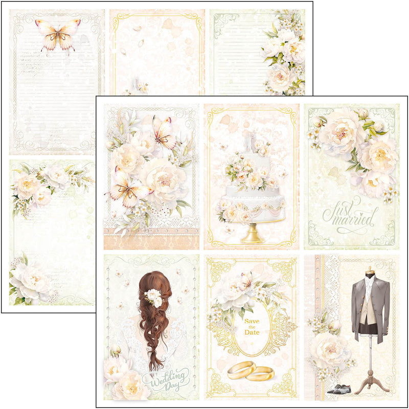 Always & Forever Paper Pad 8"x8" 12/Pkg-7