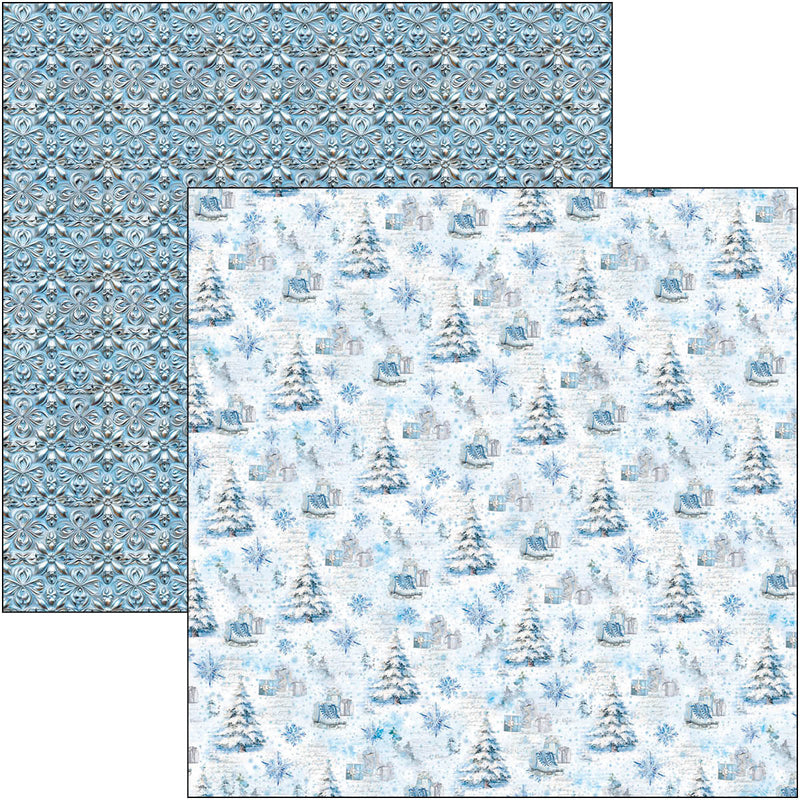 Élégance du bloc bleu 20 x 20 cm, 12 unités/paquet-6