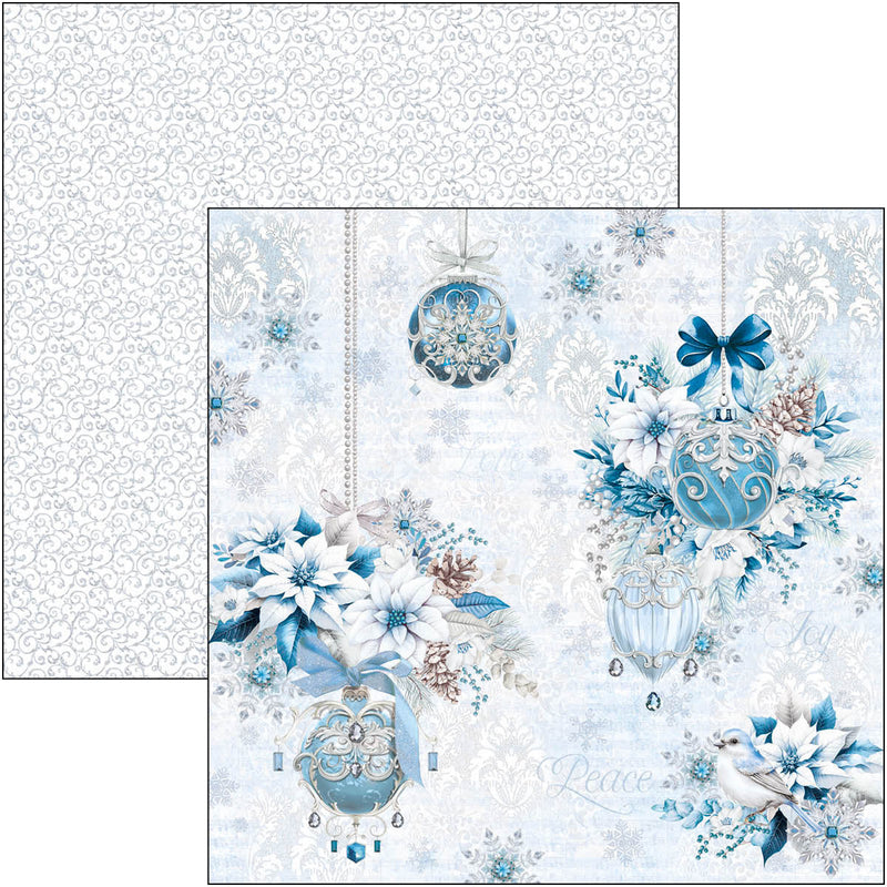 Élégance du bloc bleu 20 x 20 cm, 12 unités/paquet-10