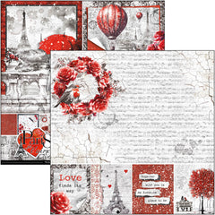 Paris Je t’aime Pad 8"x8" 12/Pkg-2