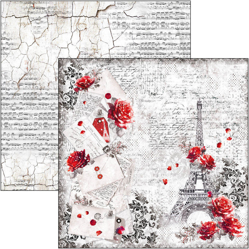 Paris Je t’aime Pad 8"x8" 12/Pkg-13