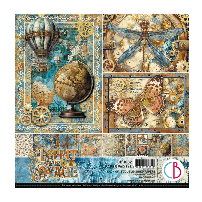 Esprit de Voyage Pad 8"x8" 12/Pkg-1