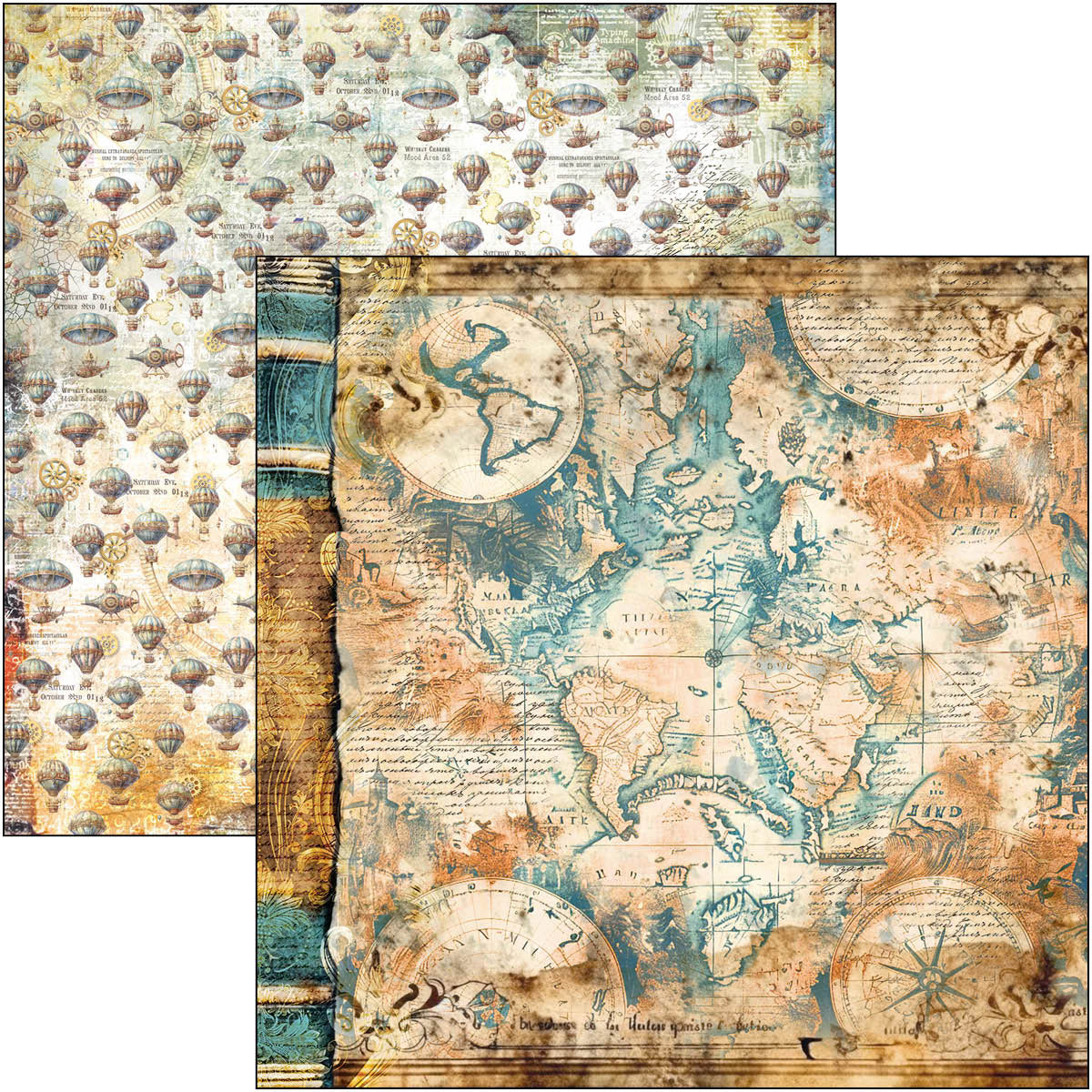 Esprit de Voyage Pad 8"x8" 12/Pkg-6