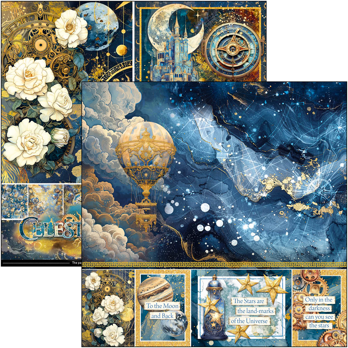 Celestial Pad 8"x8" 12/Pkg-2