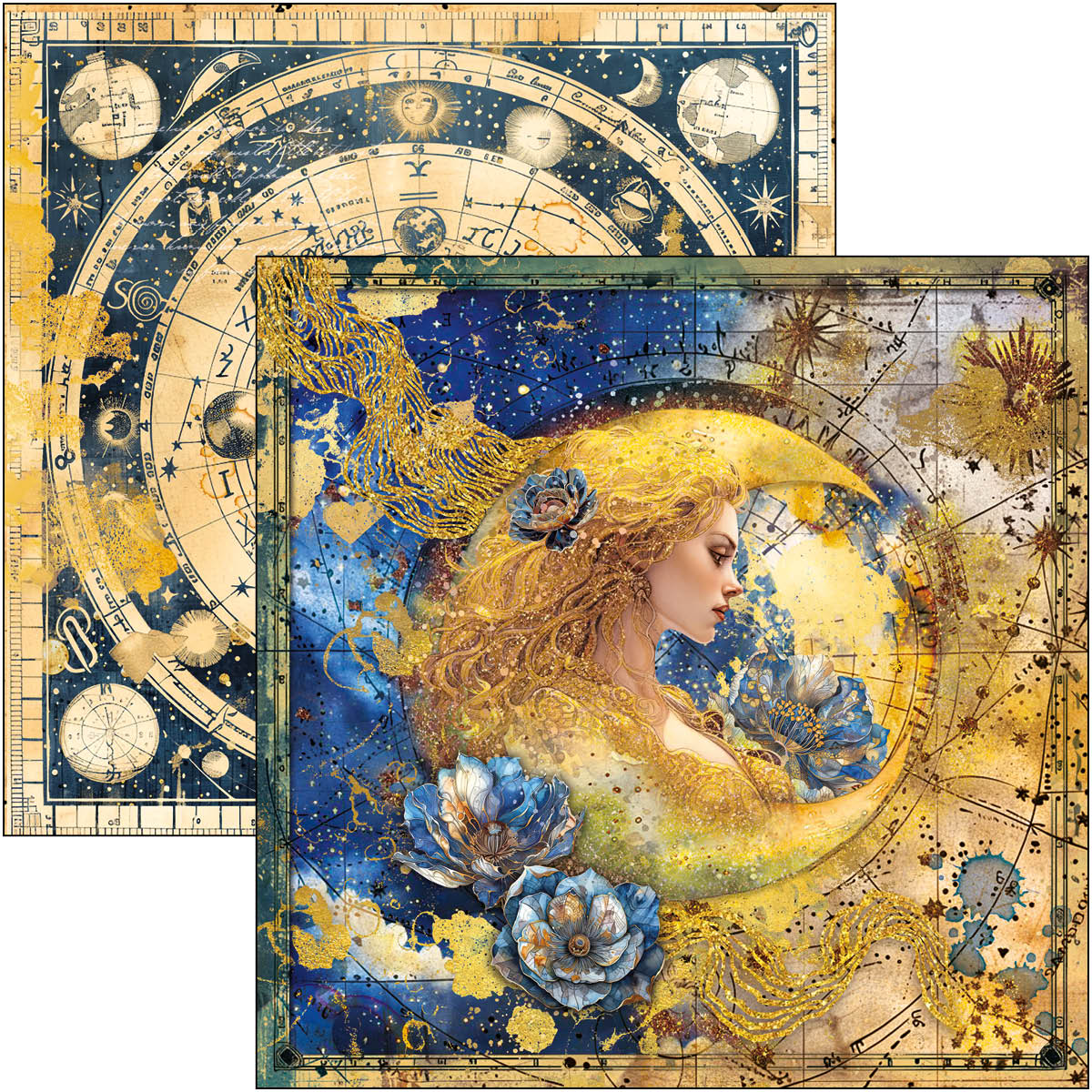 Celestial Pad 8"x8" 12/Pkg-3