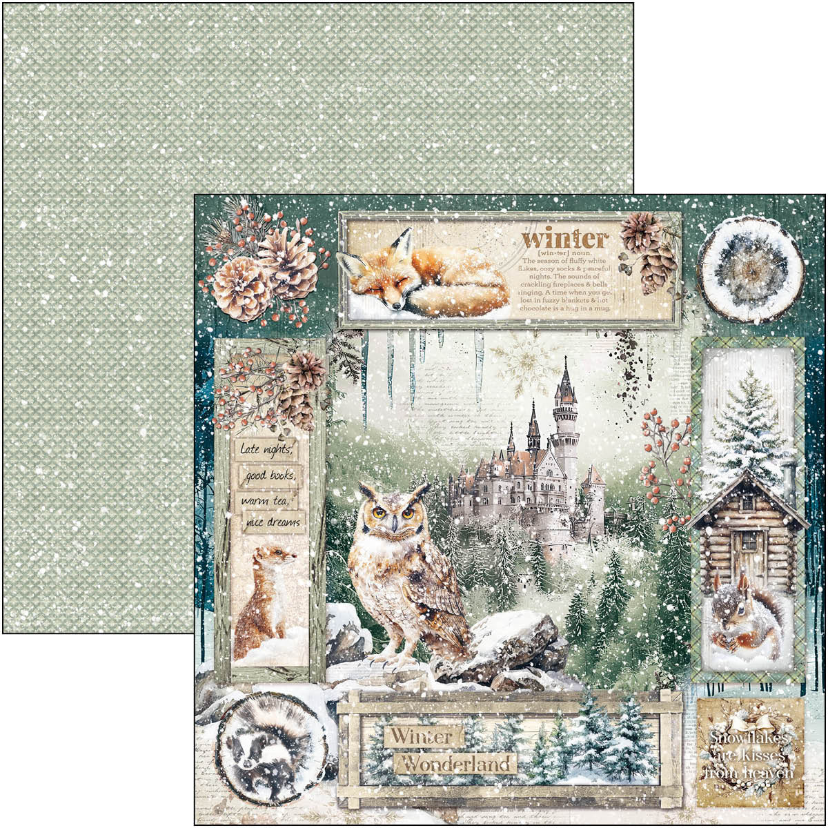 Forest Tales Pad 8"x8" 12/Pkg-11