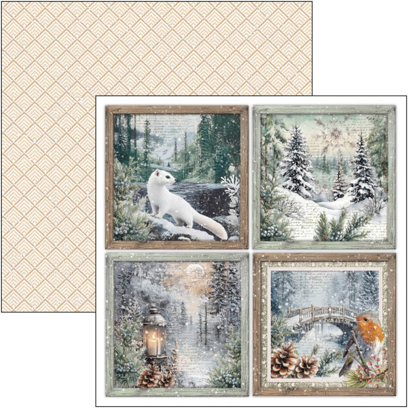 Forest Tales Pad 8"x8" 12/Pkg-5