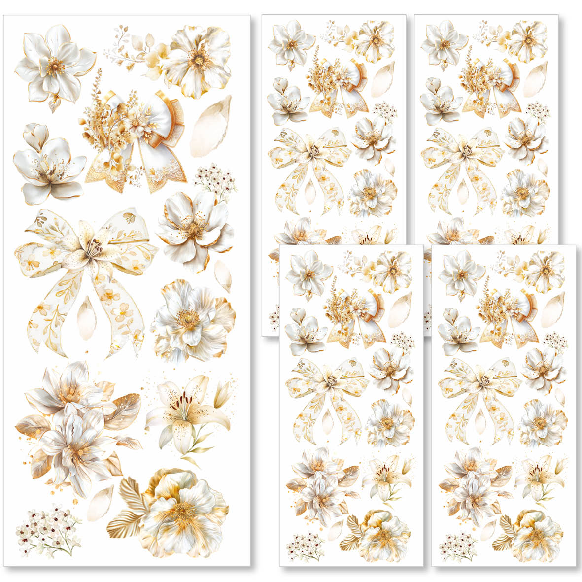 Blessing Day Transparent Adhesive Sheets 5/Pkg-1