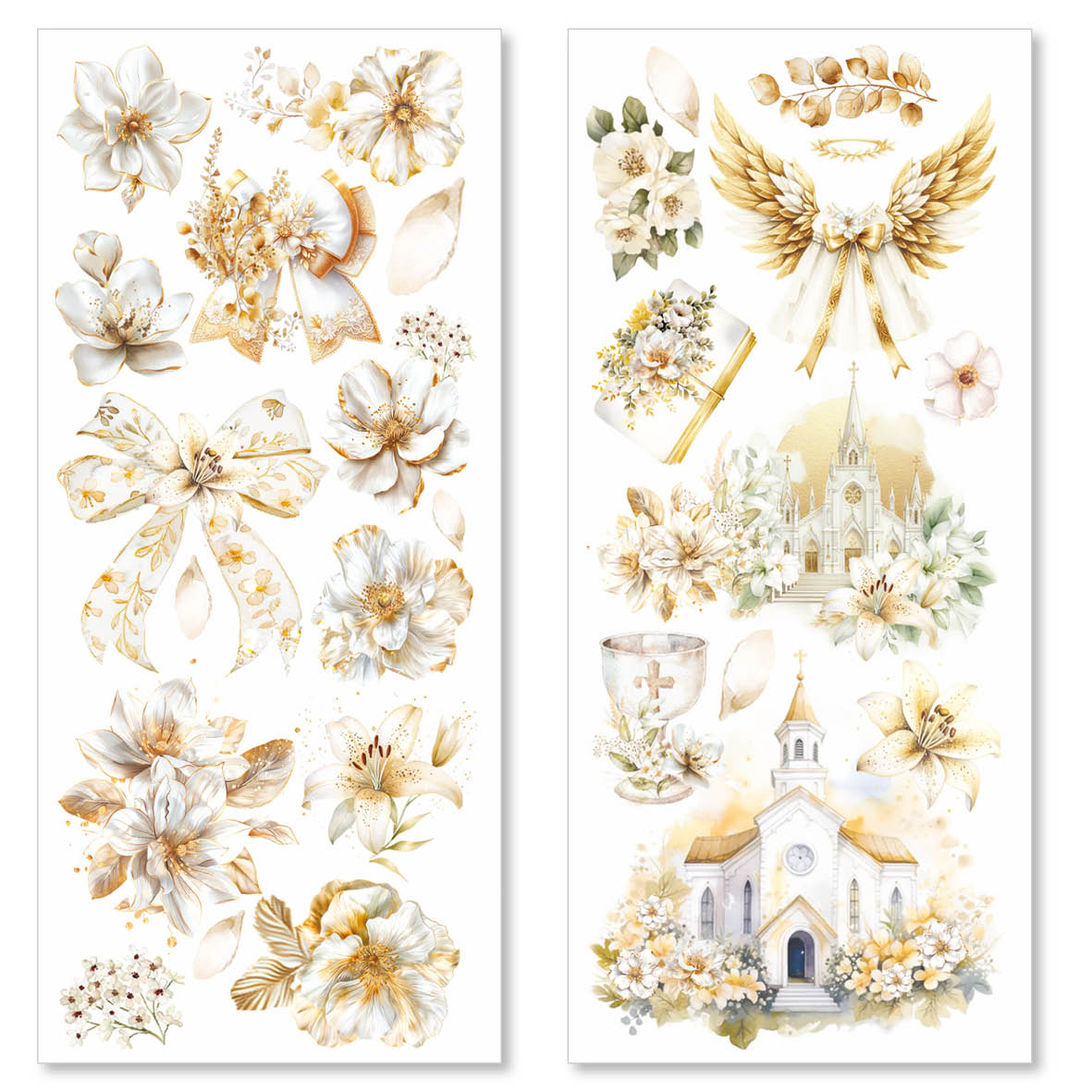 Blessing Day Transparent Adhesive Sheets 5/Pkg-2