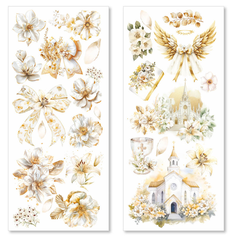Blessing Day Transparent Adhesive Sheets 5/Pkg-2