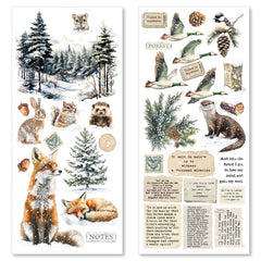 Forest Tales Transparent Adhesive Sheets 5/Pkg-3
