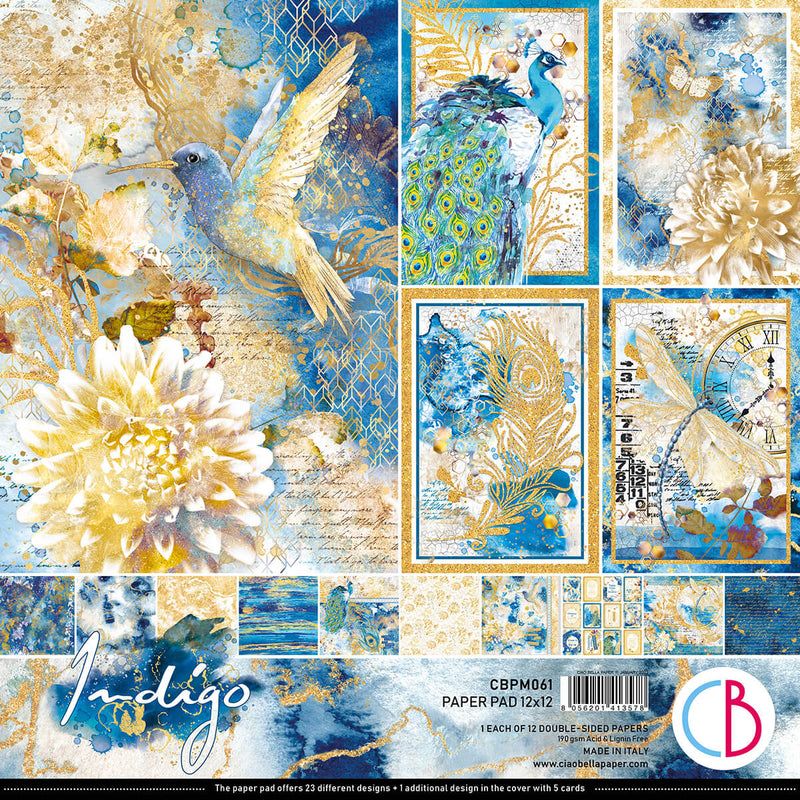 Indigo Pad 12x12 12/Pkg-1