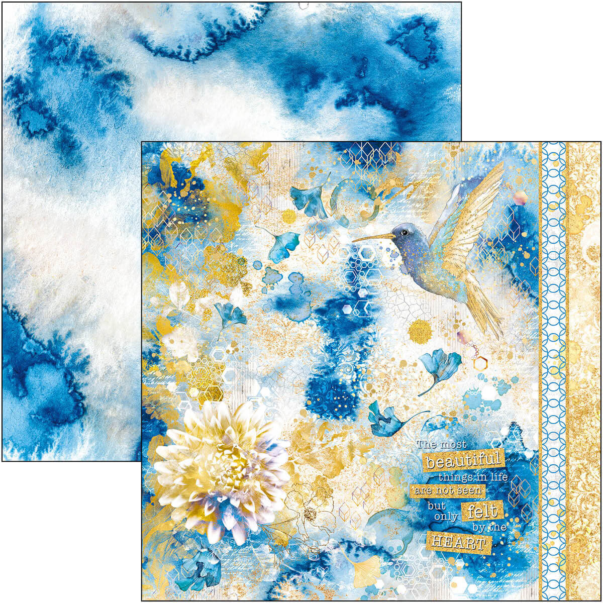 Indigo Pad 12x12 12/Pkg-8