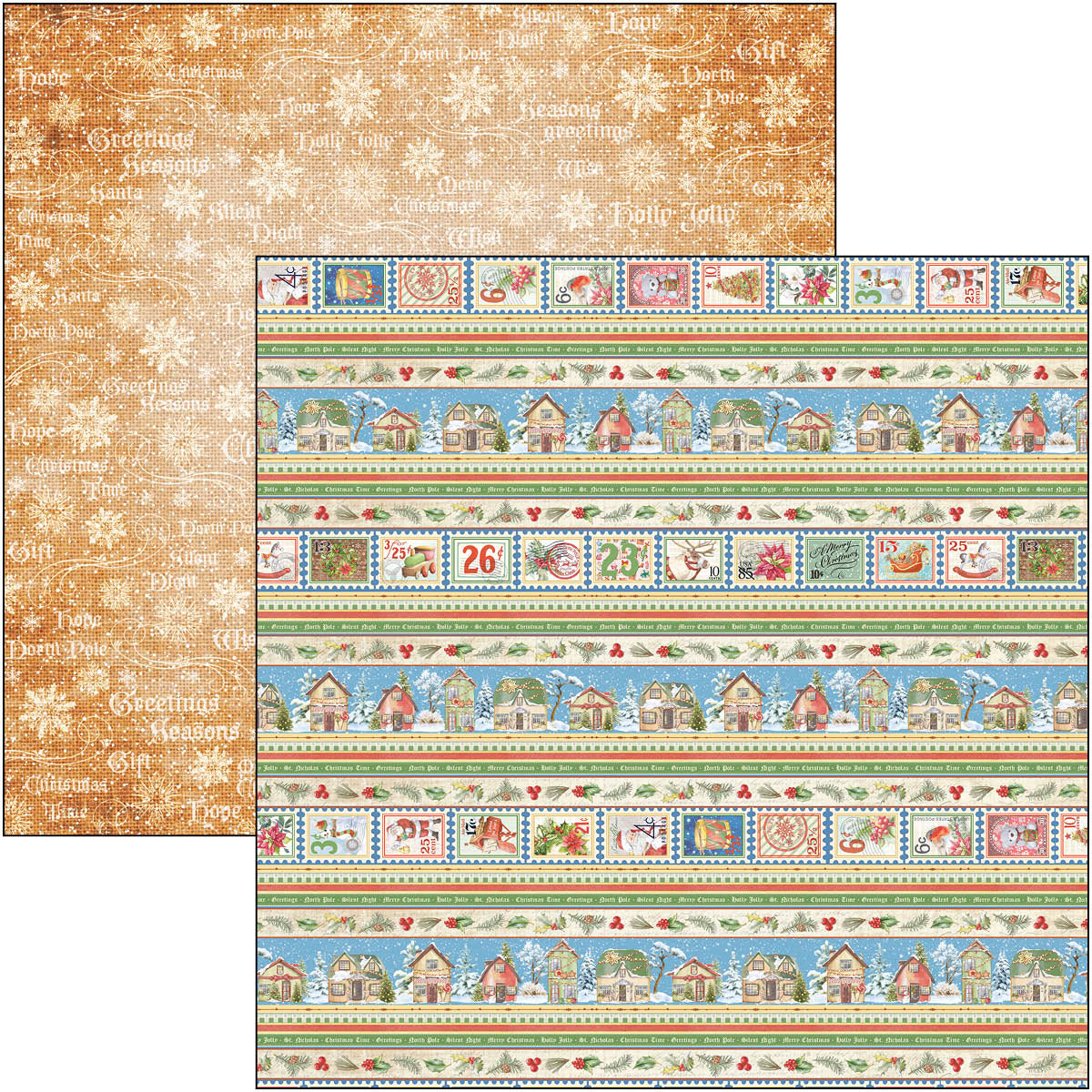 Ciao Bella Dear Santa Paper Pad 12"x12" 12/Pkg-7
