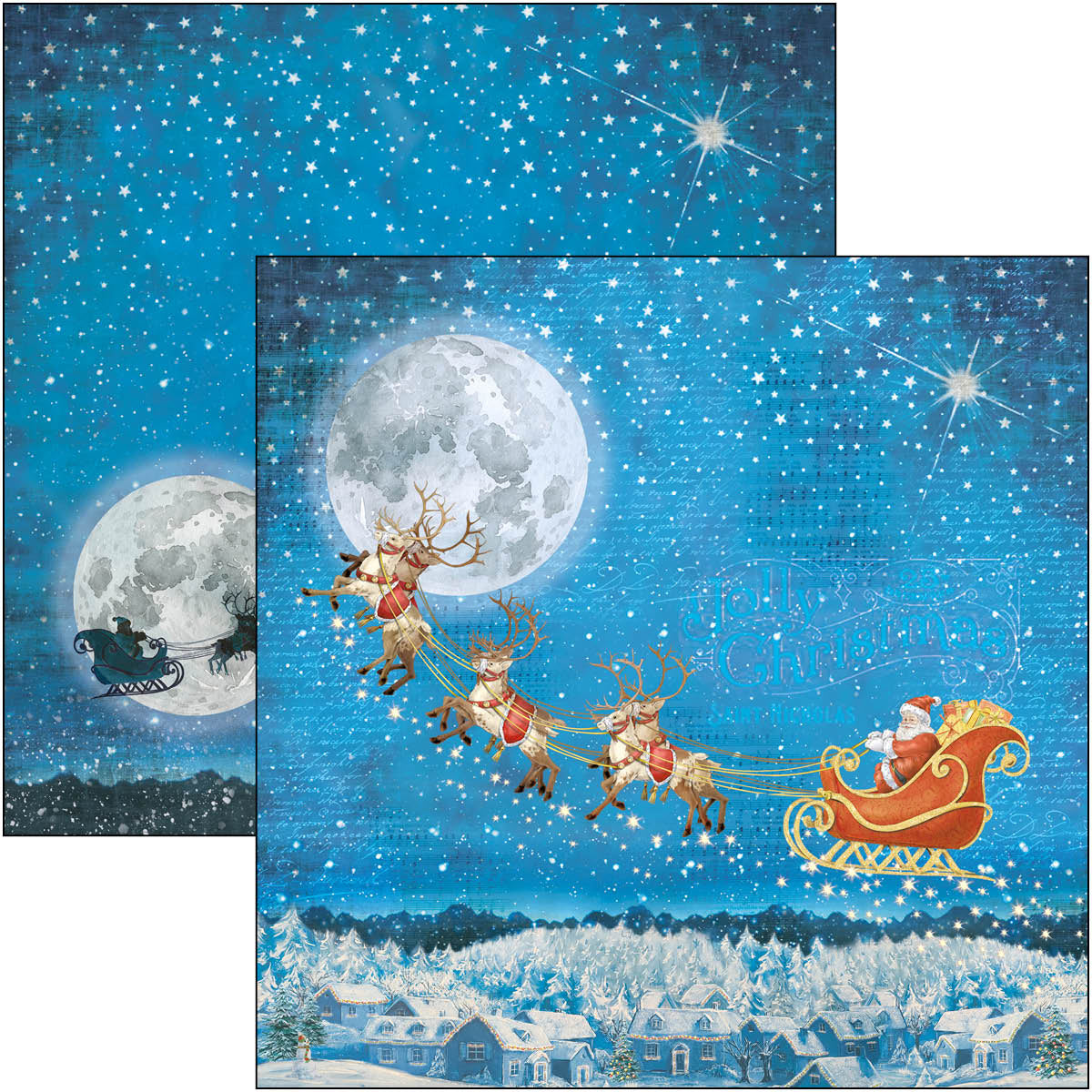 Ciao Bella Dear Santa Paper Pad 12"x12" 12/Pkg-9