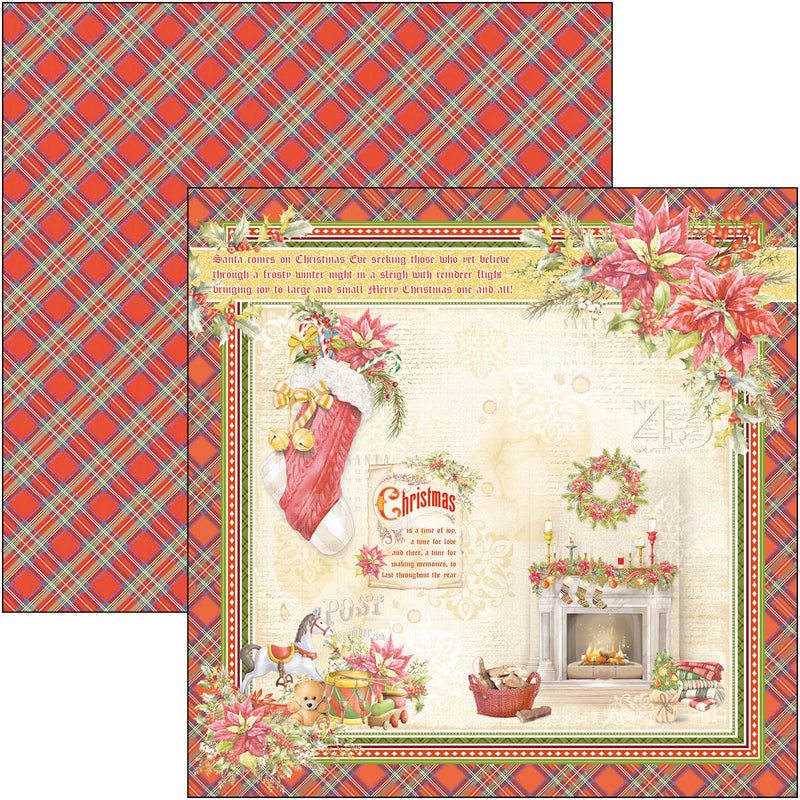Ciao Bella Dear Santa Paper Pad 12"x12" 12/Pkg-2
