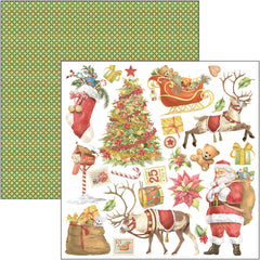 Ciao Bella Dear Santa Paper Pad 12"x12" 12/Pkg-6