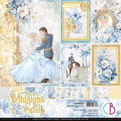 Midnight Spell Paper Pad 12"x12" 12/Pkg-1
