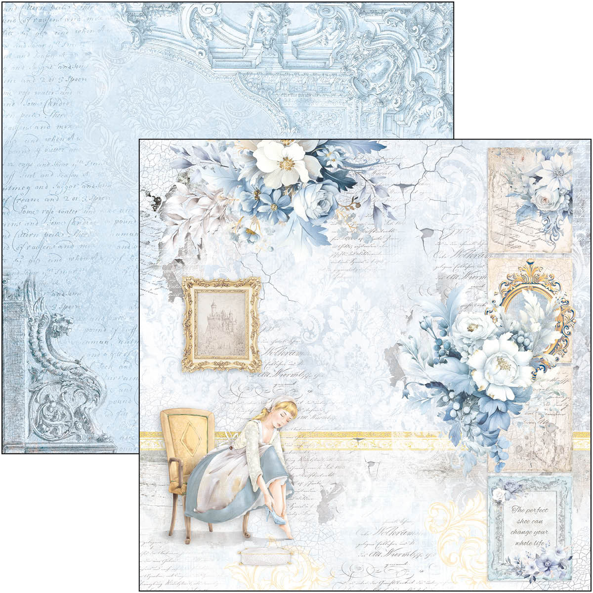 Midnight Spell Paper Pad 12"x12" 12/Pkg-3