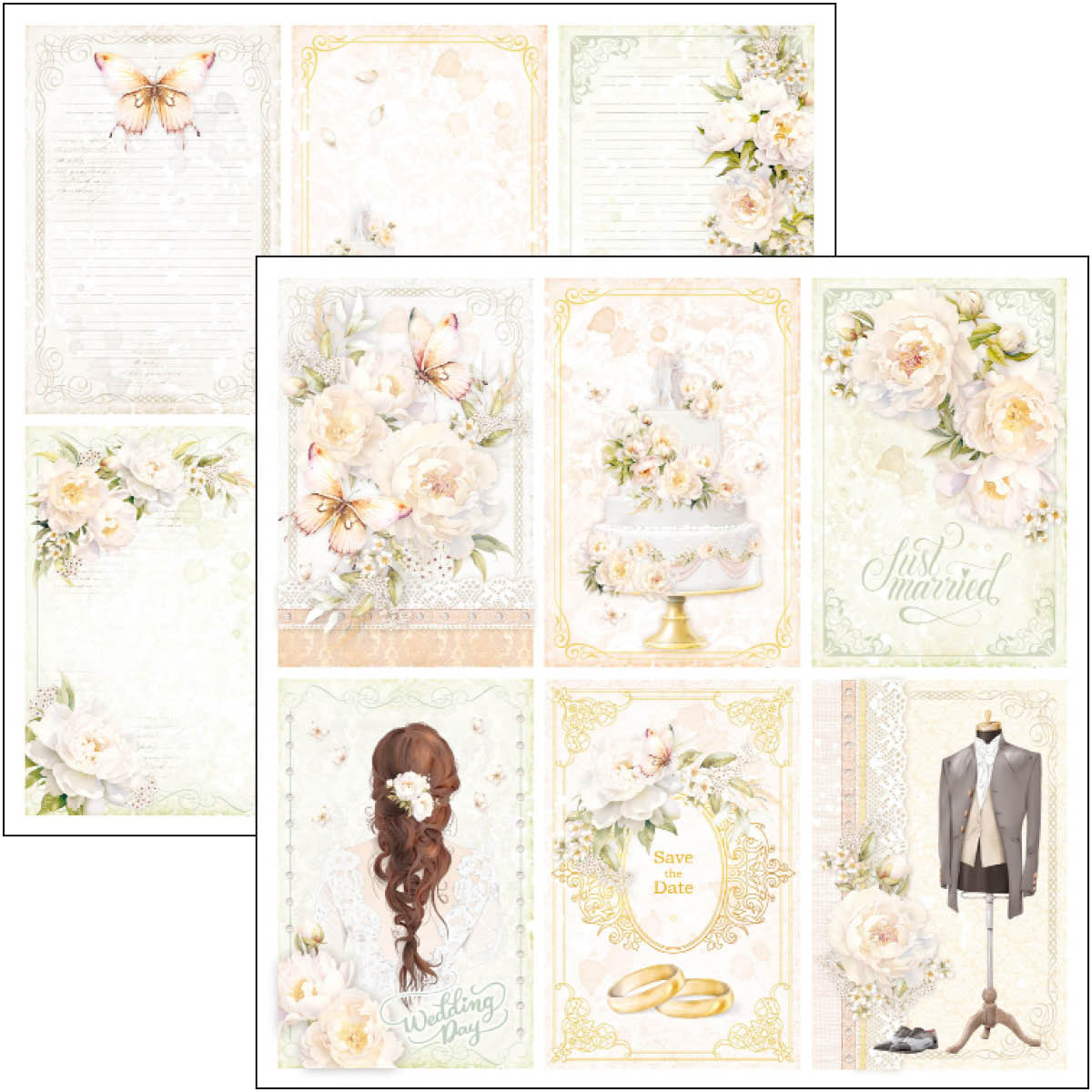 Always & Forever Paper Pad 12"x12" 12/Pkg-7