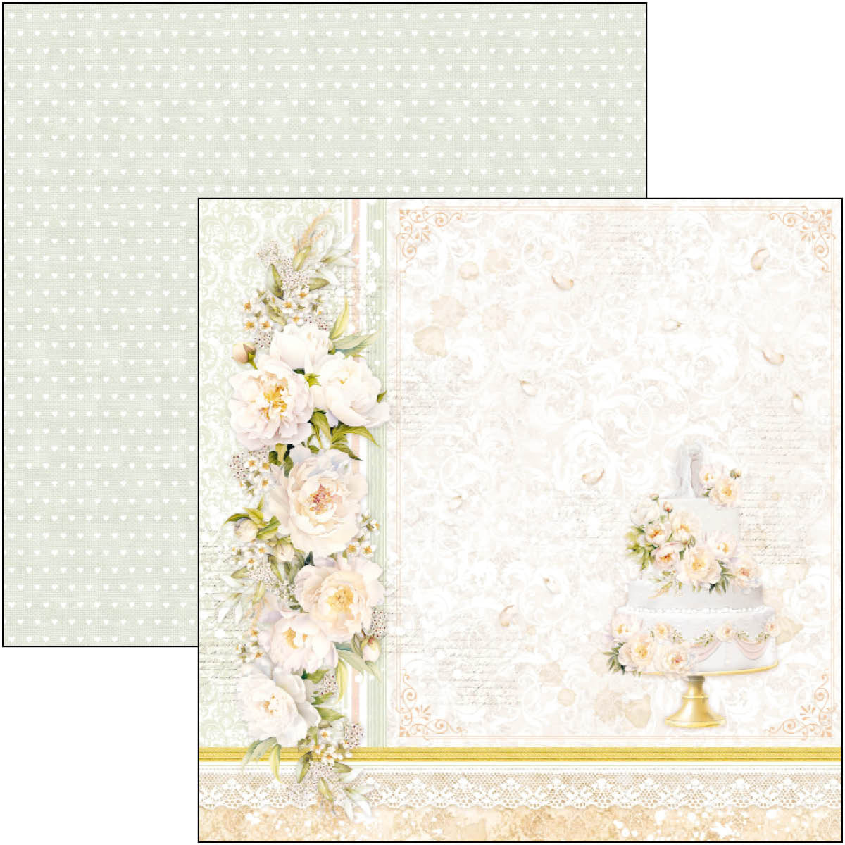 Always & Forever Paper Pad 12"x12" 12/Pkg-8