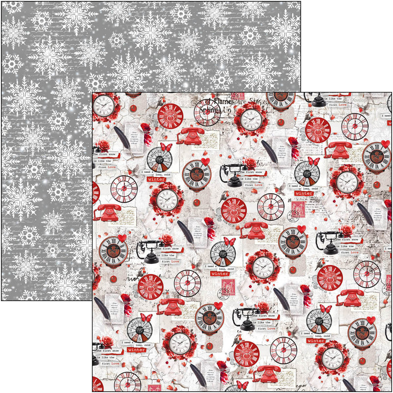 Paris Je t’aime Paper Pad 12"x12" 12/Pkg-12