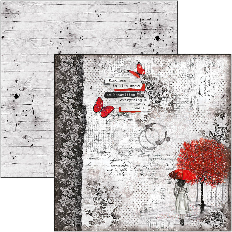 Paris Je t’aime Paper Pad 12"x12" 12/Pkg-4