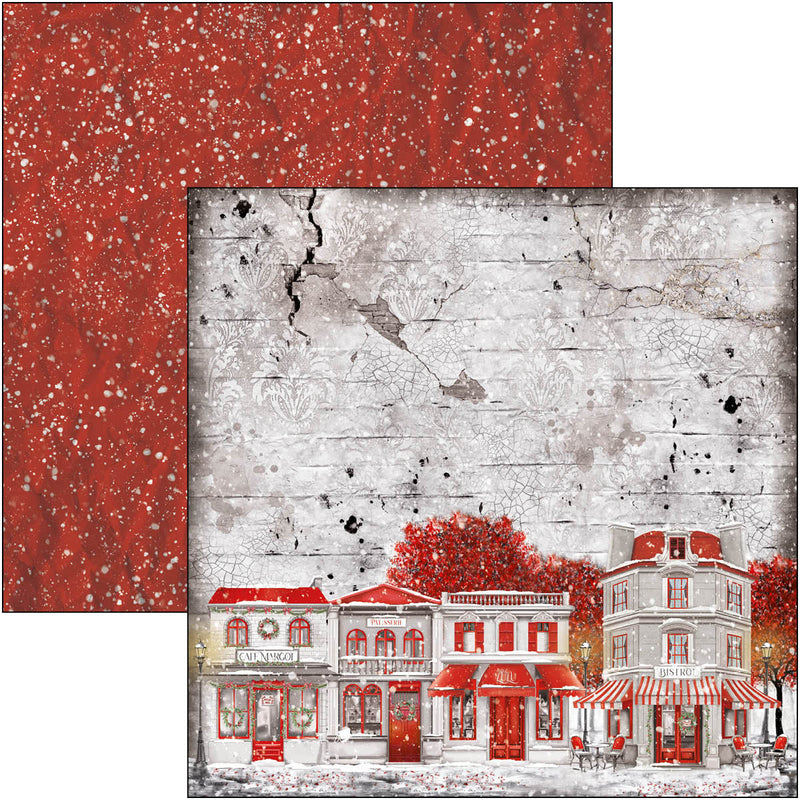 Paris Je t’aime Paper Pad 12"x12" 12/Pkg-5