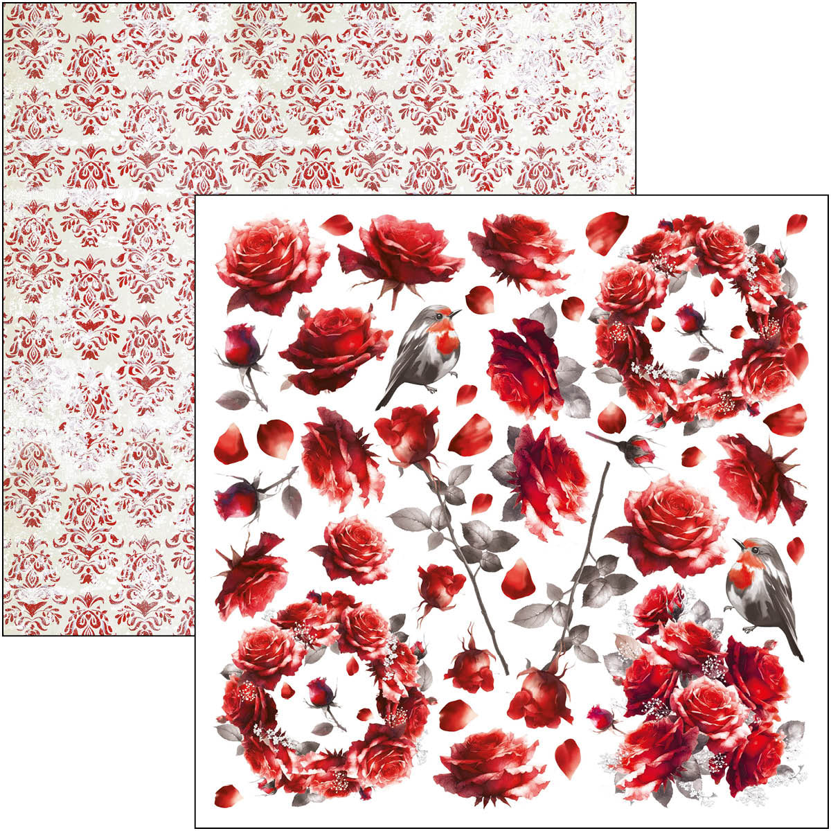 Paris Je t’aime Paper Pad 12"x12" 12/Pkg-7