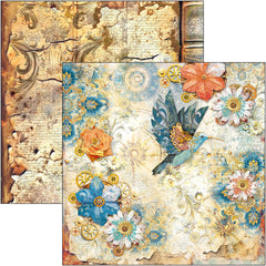 Esprit de Voyage Paper Pad 12"x12" 12/Pkg-3