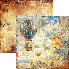 Esprit de Voyage Paper Pad 12"x12" 12/Pkg-8